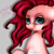 Size: 1024x1024 | Tagged: safe, artist:anuhanele, imported from derpibooru, pinkie pie, pony, female, simple background, solo