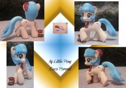 Size: 3000x2100 | Tagged: safe, artist:noonetells, imported from derpibooru, coco pommel, custom, customized toy, irl, photo, rainbow thread, solo, toy