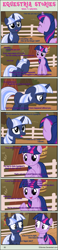 Size: 1004x4337 | Tagged: safe, artist:estories, imported from derpibooru, twilight sparkle, oc, oc:silverlay, original species, unicorn, comic:seeds of darkness, comic, umbra pony, unicorn twilight