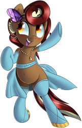 Size: 1158x1800 | Tagged: safe, artist:january3rd, imported from derpibooru, oc, oc only, oc:macaroon, pony, belly, bipedal, clothes, cute, dress, evening gloves, jewelry, saddle, simple background, solo, stockings, transparent background