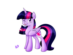 Size: 1024x768 | Tagged: safe, artist:le-poofe, imported from derpibooru, twilight sparkle, alicorn, pony, :p, female, mare, solo, twilight sparkle (alicorn), wink