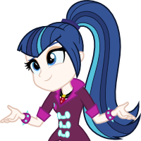 Size: 200x200 | Tagged: safe, artist:alkonium, artist:claritea, imported from derpibooru, shining armor, sonata dusk, equestria girls, clothes swap, gleaming shield, palette swap, recolor, rule 63, shining sonata, shrug, simple background, transparent background