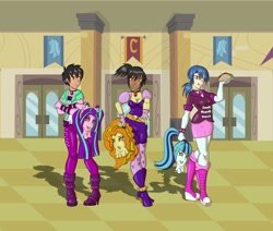 Size: 2718x2304 | Tagged: safe, artist:codynakamura, imported from derpibooru, adagio dazzle, aria blaze, sonata dusk, human, equestria girls, clothes, costume, mask