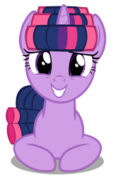 Size: 5000x7833 | Tagged: safe, artist:dashiesparkle, imported from derpibooru, twilight sparkle, unicorn, look before you sleep, absurd resolution, female, hair curlers, simple background, solo, transparent background, unicorn twilight, vector