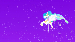 Size: 1366x768 | Tagged: safe, imported from derpibooru, screencap, princess celestia, the best night ever, female, solo