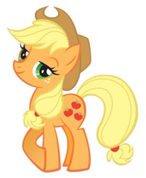 Size: 350x425 | Tagged: safe, imported from derpibooru, applejack, pony, female, official, simple background, solo, stock vector, vector, white background