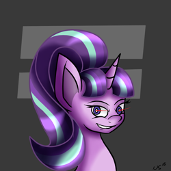 Size: 1000x1000 | Tagged: safe, artist:novaspark, imported from derpibooru, starlight glimmer, the cutie map, equal cutie mark, female, solo