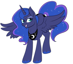 Size: 595x519 | Tagged: safe, artist:lulubell, imported from derpibooru, princess luna, female, simple background, solo, transparent background