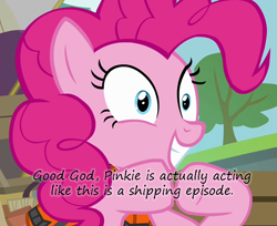 Size: 800x652 | Tagged: safe, edit, edited screencap, imported from derpibooru, screencap, pinkie pie, pinkie apple pie, female, insane pony thread, shipping, solo