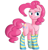 Size: 746x783 | Tagged: safe, artist:victoreach, imported from derpibooru, pinkie pie, pony, bedroom eyes, clothes, female, simple background, socks, solo, striped socks, white background, wip