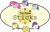 Size: 927x587 | Tagged: safe, artist:liracrown, imported from derpibooru, applejack, fluttershy, pinkie pie, rainbow dash, rarity, twilight sparkle, logo, mane six, palindrome get, the mane sticks, tumblr