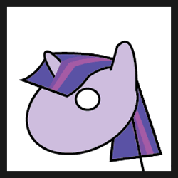 Size: 250x250 | Tagged: safe, artist:liracrown, imported from derpibooru, applejack, fluttershy, pinkie pie, rainbow dash, rarity, twilight sparkle, animated, female, gif, lira, mane six, seizure warning, simple background, stickmare, the mane sticks, white background
