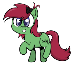 Size: 540x463 | Tagged: safe, artist:catfood-mcfly, imported from derpibooru, oc, oc only, oc:newsie, horse news, ribbon, simple background, solo, transparent background