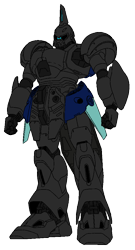 Size: 540x1000 | Tagged: safe, artist:combatkaiser, imported from derpibooru, changeling, ccms-03 bugu, crossover, g-saviour, mecha, mobile suit, recolor, simple background, transparent background