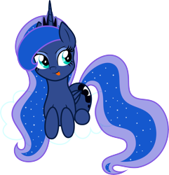 Size: 9650x10000 | Tagged: safe, artist:kruszyna25, artist:kruszynka25, artist:kysss90, imported from derpibooru, princess luna, absurd resolution, cloud, female, prone, simple background, solo, tongue out, transparent background, vector