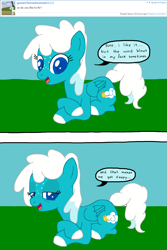 Size: 1905x2853 | Tagged: safe, imported from derpibooru, oc, oc only, oc:cuckoo cloud, pegasus, pony, answer, ask, female, gamerlunasteamate117, mare, question, tumblr