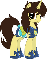 Size: 2016x2527 | Tagged: safe, artist:archeopony, imported from derpibooru, oc, oc only, pony, unicorn, guard, simple background, solo, transparent background