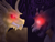 Size: 1126x855 | Tagged: safe, artist:faith-wolff, imported from derpibooru, kaiju, fanfic:the bridge, crossover, drool, duo, glowing eyes, godzilla (series), kaiser ghidorah, kaizer ghidorah, keizer ghidorah, king ghidorah, monster, monster x, rage, red eyes
