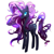 Size: 900x900 | Tagged: safe, artist:quizia, imported from derpibooru, nightmare rarity, female, skinny, solo