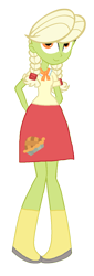 Size: 475x1397 | Tagged: dead source, safe, artist:official-lunaflaire, imported from derpibooru, granny smith, equestria girls, female, simple background, solo, transparent background, vector, young granny smith, younger