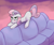 Size: 1920x1600 | Tagged: safe, artist:zapplebow, imported from derpibooru, sweetie belle, pony, unicorn, angry, behaving like a cat, blushing, couch, cute, diasweetes, ears back, female, filly, kitty belle, madorable, solo, sweetie belle is not amused, unamused