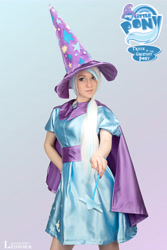 Size: 3840x5760 | Tagged: safe, artist:sabishiihoshi, artist:smirkoo, imported from derpibooru, trixie, human, cape, clothes, cosplay, hat, irl, irl human, photo, trixie's cape, trixie's hat