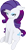 Size: 563x1089 | Tagged: safe, artist:sketchy brush, artist:zippysqrl, imported from derpibooru, rarity, bedroom eyes, female, floppy ears, looking at you, simple background, sitting, smiling, solo, transparent background, vector