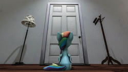 Size: 1920x1080 | Tagged: safe, artist:yutogashi, imported from derpibooru, rainbow dash, 3d, behaving like a dog, source filmmaker