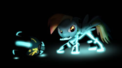 Size: 1018x572 | Tagged: safe, artist:yutogashi, imported from derpibooru, rainbow dash, 3d, identity disk, source filmmaker, tron