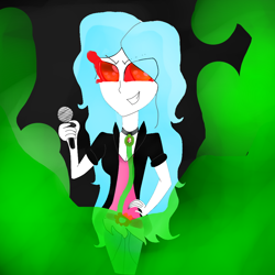 Size: 1000x1000 | Tagged: safe, artist:cartoon girl, imported from derpibooru, paisley, equestria girls, background human, sirenified