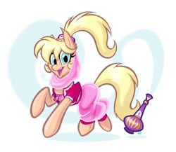 Size: 667x578 | Tagged: safe, artist:retrostarling, imported from derpibooru, genie, cute, i dream of jeannie, jeannie, ponified