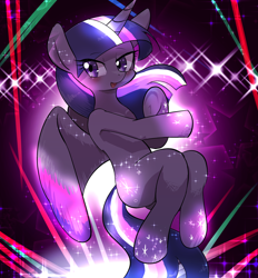 Size: 1280x1379 | Tagged: safe, artist:yajima, imported from derpibooru, twilight sparkle, alicorn, pony, female, incorrect leg anatomy, mare, rainbow power, solo, twilight sparkle (alicorn)