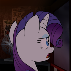 Size: 555x555 | Tagged: safe, artist:drawponies, imported from derpibooru, rarity, five nights at freddy's, solo