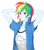 Size: 1640x1848 | Tagged: safe, artist:hasbrony, imported from derpibooru, rainbow dash, equestria girls, female, solo