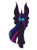 Size: 800x1077 | Tagged: safe, artist:ashleynicholsart, deleted from derpibooru, imported from derpibooru, twilight sparkle, alicorn, pony, female, mare, nightmare twilight, nightmarified, simple background, solo, transparent background, twilight sparkle (alicorn), vector