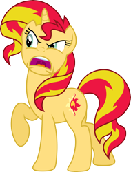 Size: 4186x5500 | Tagged: safe, artist:theshadowstone, imported from derpibooru, sunset shimmer, pony, unicorn, absurd resolution, female, simple background, solo, transparent background, vector