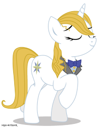 Size: 1100x1400 | Tagged: safe, artist:dragonchaser123, imported from derpibooru, prince blueblood, pony, unicorn, eyes closed, princess bluebelle, rule 63, simple background, solo, transparent background, vector