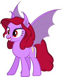 Size: 4144x5000 | Tagged: safe, artist:vito, deleted from derpibooru, imported from derpibooru, oc, oc only, oc:musa, bat pony, pony, absurd resolution, lipstick, simple background, solo, transparent background, vector