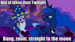 Size: 959x540 | Tagged: safe, imported from derpibooru, screencap, princess luna, twilight sparkle, dialogue, image macro, meme, text, the honeymooners