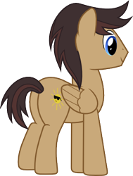 Size: 365x483 | Tagged: safe, artist:vectorizedunicorn, imported from derpibooru, cool beans, pegasus, pony, the cutie map, .svg available, butt, male, plot, simple background, solo, stallion, svg, transparent background, vector