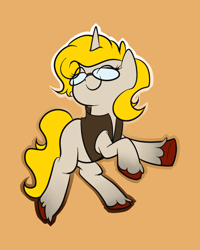 Size: 800x1000 | Tagged: safe, artist:star, imported from derpibooru, oc, oc only, oc:sunbather, pony, clothes, female, glasses, jacket, mare