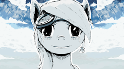 Size: 1024x573 | Tagged: safe, artist:firgof, imported from derpibooru, rainbow dash, female, sketch, sketchy, solo