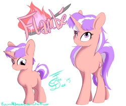 Size: 1603x1347 | Tagged: safe, artist:farewelldecency, imported from derpibooru, oc, oc only, oc:flambé, duality, male to female, next generation, offspring, parent:flash sentry, parent:sunset shimmer, parent:twilight sparkle, parents:flashlight, parents:flashlightshimmer, solo, transgender