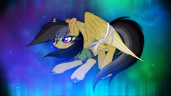 Size: 2560x1440 | Tagged: safe, artist:sgtwaflez, artist:strachattack, edit, imported from derpibooru, daring do, female, solo, wallpaper, wallpaper edit