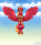 Size: 900x992 | Tagged: safe, artist:laurenmagpie, imported from derpibooru, big macintosh, alicorn, pony, alicornified, bigmacicorn, flying, hilarious in hindsight, male, princess big mac, race swap, solo, spread wings