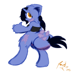 Size: 528x528 | Tagged: safe, artist:frist44, imported from derpibooru, oc, oc only, oc:frist, dracony, rule 63, thumbs up, tube top