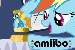 Size: 846x561 | Tagged: safe, imported from derpibooru, blaze, rainbow dash, spitfire, castle sweet castle, amiibo, image macro, meme