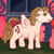 Size: 200x201 | Tagged: safe, imported from derpibooru, screencap, buttons (g1), surprise, pegasus, pony, unicorn, my little pony 'n friends, somnambula (episode), bow, cropped, female, g1, mare, picture for breezies, solo focus, spread wings, surprise (g1), tail bow, wings