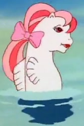 Size: 464x693 | Tagged: safe, imported from derpibooru, screencap, sea mist, sea pony, escape from catrina, female, g1, solo, water