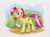 Size: 1019x750 | Tagged: safe, artist:maytee, imported from derpibooru, roseluck, earth pony, pony, female, flower, rose, solo